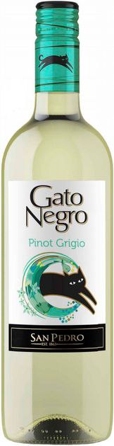 Вино Gato Negro Pinot Grigio сухе біле 12.5% 0.75 л